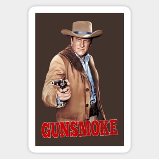 Gunsmoke - Matt Dillon - Gun - 50s Tv Show Sticker